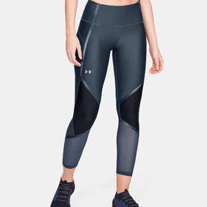 Under Armour HeatGear Ankle Crop Leggins Gray NWT